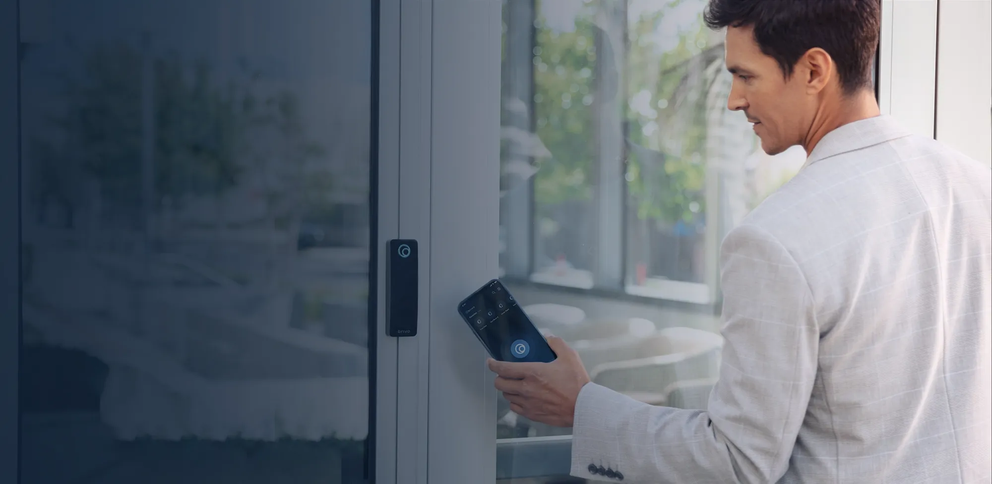 Seating area in a restaurant.
