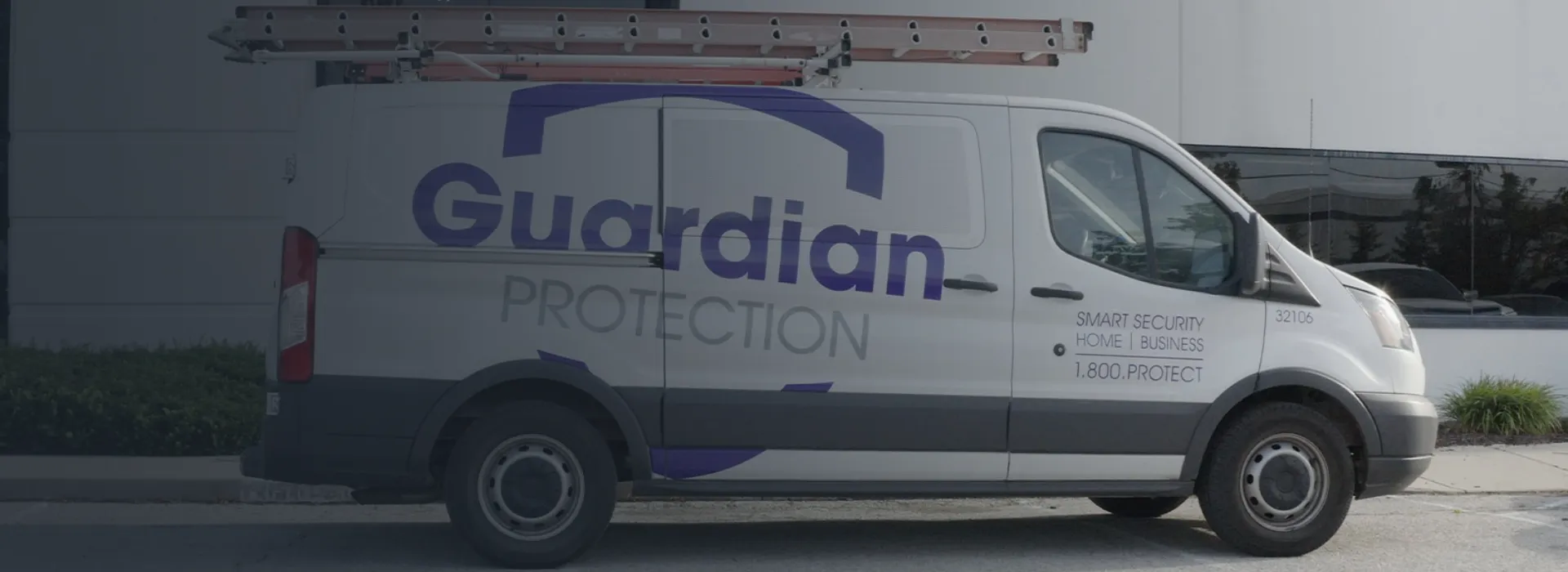 Guradian van on its way to an installation job