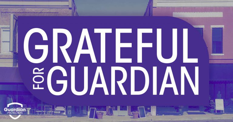 Small businesses are grateful for Guardian Protection security