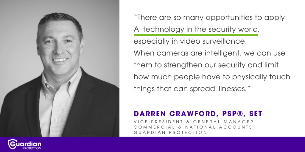 AI will continue to grow in the security industry.