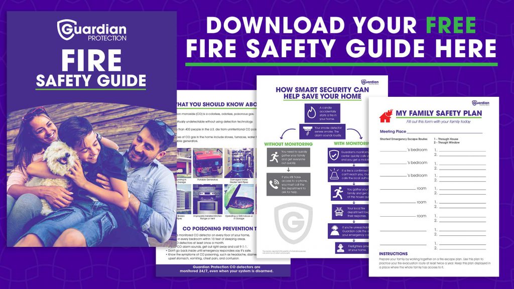 Cover for Guardian Protection's Fire Safety Guide