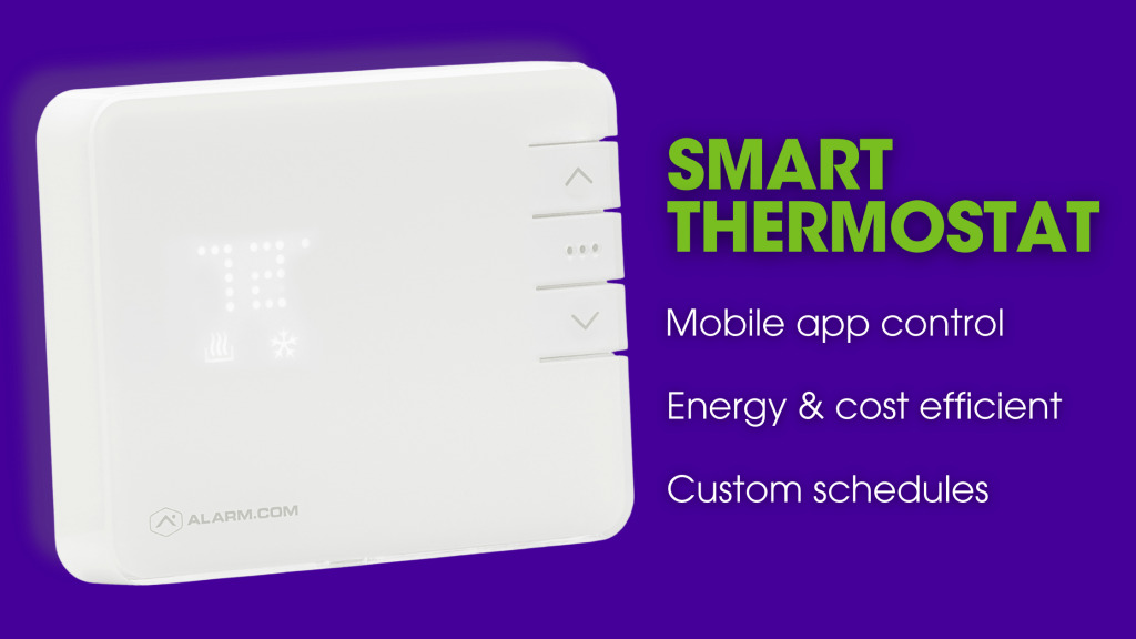 Guardian Protection's Smart Thermostat home automation device with features