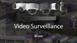 Various Guardian Protection Commercial Grade video surveillance devices and cameras