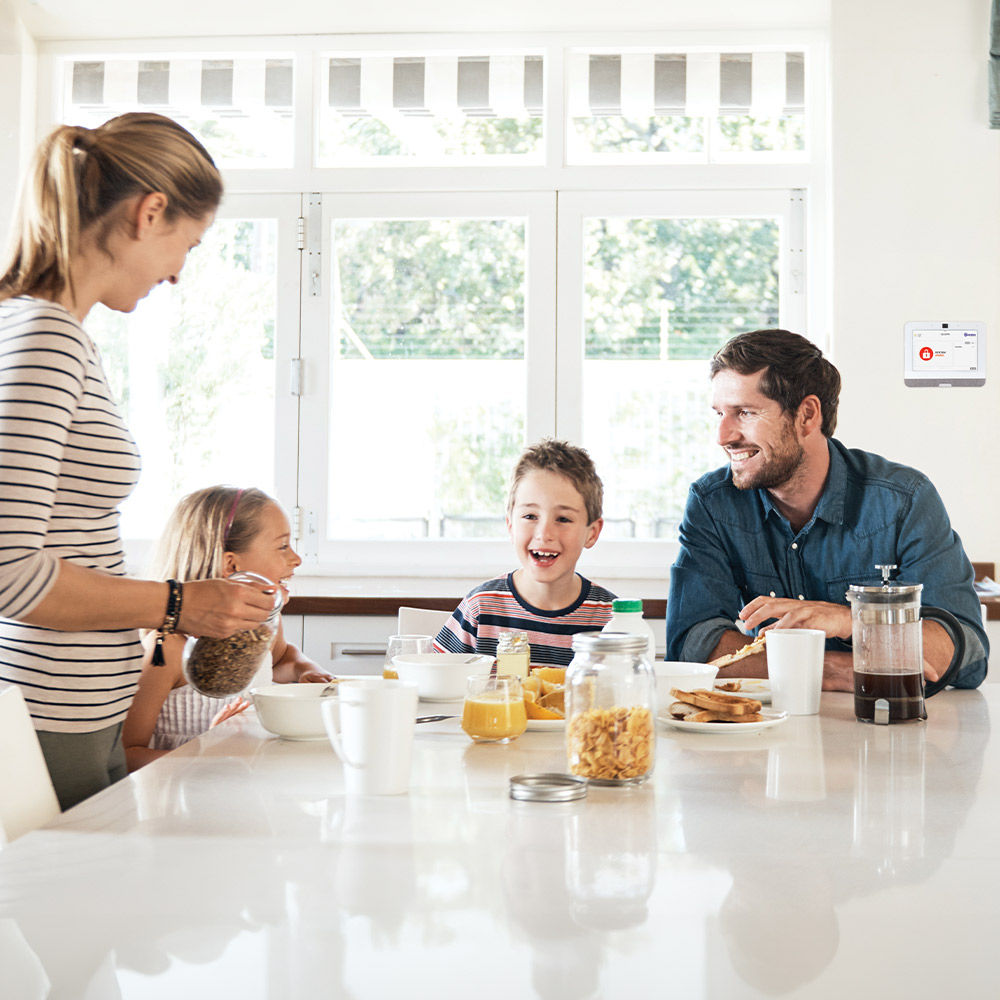 Family in home protected by Guardian Protection