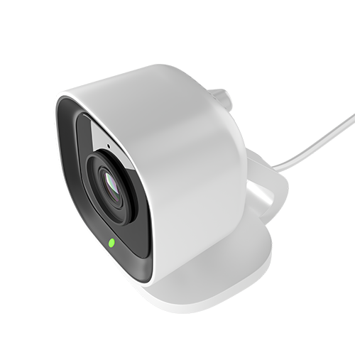 Aerial view of Guardian Protection's indoor home security camera