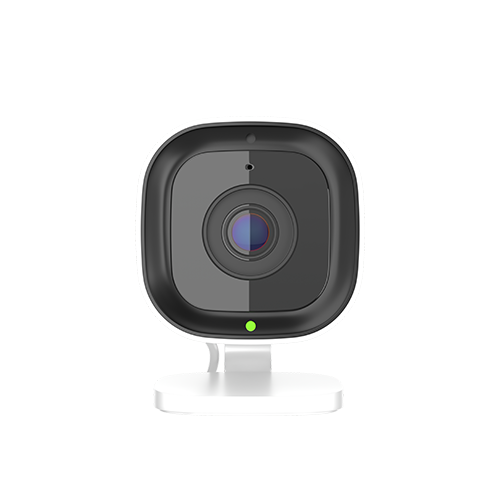 Front view of Guardian Protection's indoor home security camera