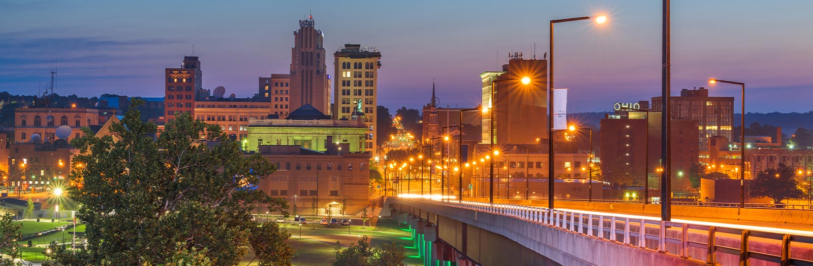 Youngstown, OH skyline