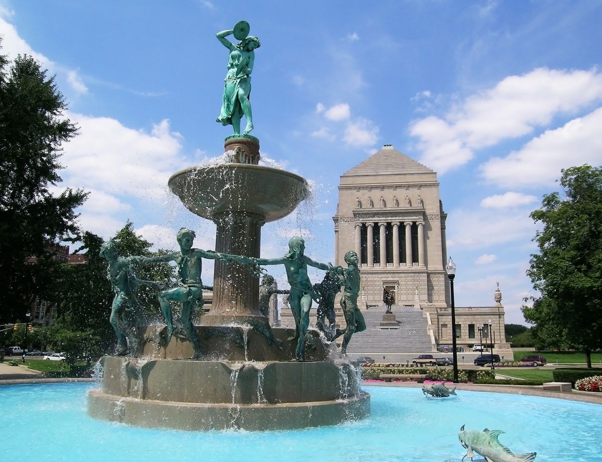 War Fountain in Indianapolis, IN.