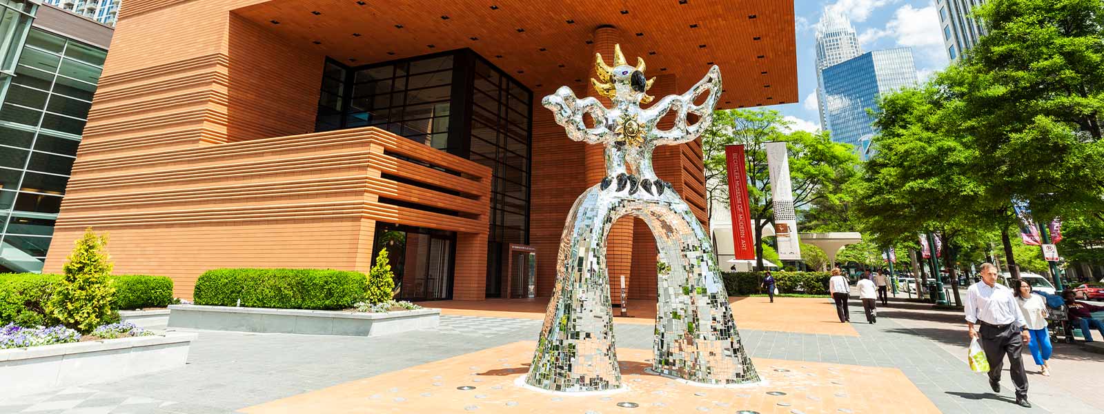 Firebird statue in downtown Charlotte, NC