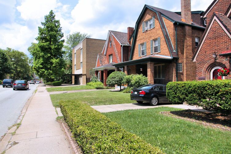 Homes in Pittsburgh, PA.