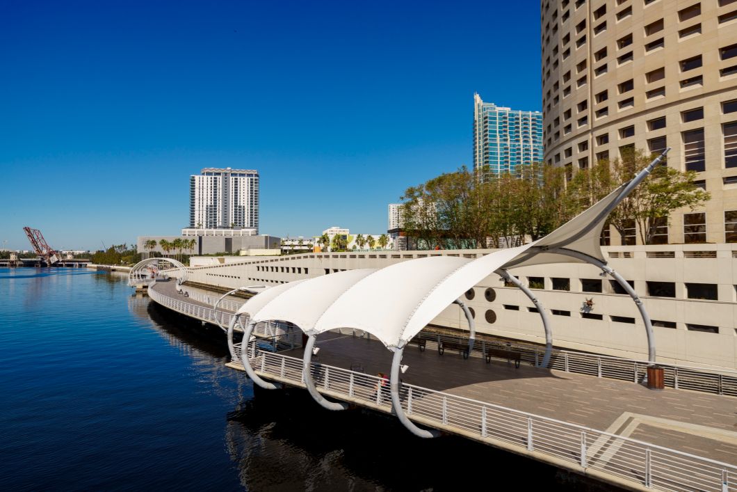 Riverwalk in Tampa, FL.